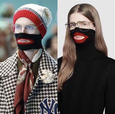 gucci sweater looks like blackface